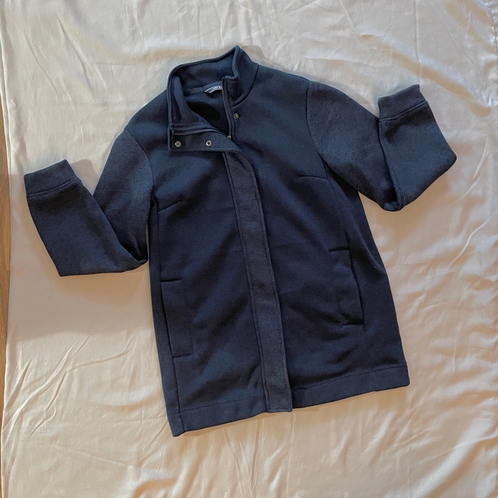 Lands' End Women’s Deep Blue Fleece Jacket NWOT